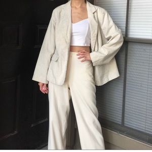 Dressbarn Woman Linen Blend Button Down Blazer